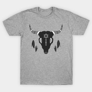 bohemian cattle skull T-Shirt